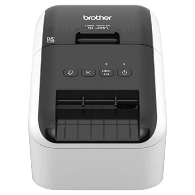 Abbildung von Brother Ql 800 Direkt Wärme Farbe 300 X 600Dpi Schwarz, Grau Etikettendrucker (Direkt Wärme, 600 Dpi, Zentrum, Links, Rot, Raster_P, Verkabelt)