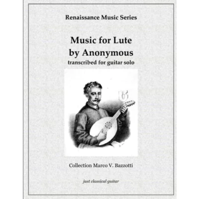 Abbildung von Music for Lute by Anonymous transcribed guitar solo: Renaissance Series