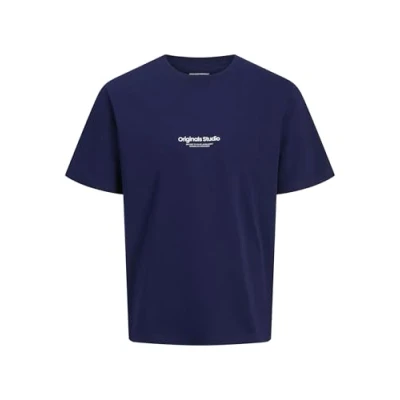 Abbildung von Jack &amp; Jones Junior Tshirt print für Kinder, Größe: 164, Navy blazer