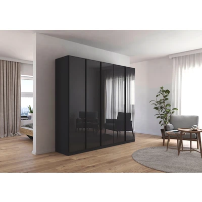 Abbildung von rauch Drehtürenschrank &quot;Monostar&quot;, mit Glasfront sowie umfangreicher Innenausstattung