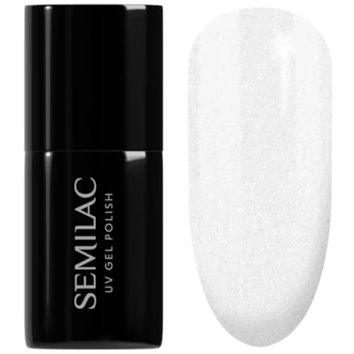 Abbildung von Semilac UV Nagellack 091 Glitter Milk 7ml Kollektion Black&amp;White
