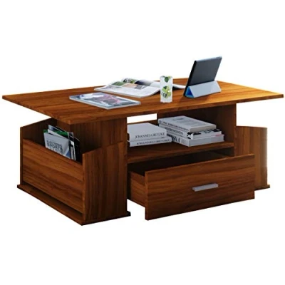 Abbildung von VCM Couchtisch Holz Sofatisch Schublade Junata