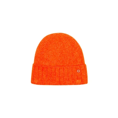 Abbildung von s.Oliver MIT Logodetail Mütze, Damen, Größe: One Size, Orange