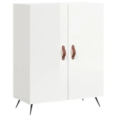 Abbildung von vidaXL Sideboard Hochglanz Weiß 69,5x34x90 cm Holzwerkstoff (1 St)