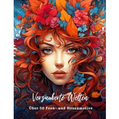 Abbildung von Verzauberte Welten: Malbuch für Erwachsene: Über 50 Feen und Hexenmotive mit verschiedenen magischen Motiven zum Entspannen, Ruhe Kreativität