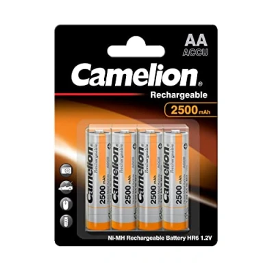 Abbildung von Camelion Akku Mignon Ni Mh 2500MAH 4Stück gelb