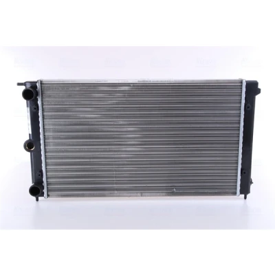 Abbildung von NISSENS 651111 Kühler, Motorkühlung Aluminium 525 320 32 Kühlrippen mechanisch gefügt VOLKSWAGEN: Santana Limousine, Polo II Coupe, Schrägheck
