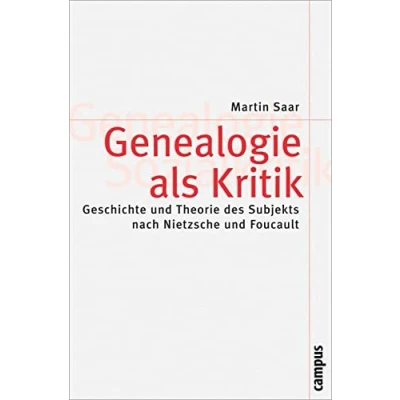 Abbildung von Genealogie als Kritik: Geschichte und Theorie des Subjekts nach Nietzsche Foucault (Theorie Gesellschaft, 59)