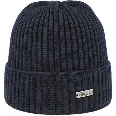 Abbildung von Eisglut Herren Jamesg Merino Mütze, Marine, M 57 58cm
