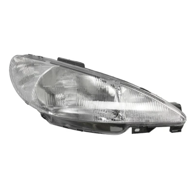 Abbildung von VAN WEZEL 4028962 Scheinwerfer rechts H4 weiß mit Blinklicht für Rechtsverkehr ohne Stellmotor LWR P43t PEUGEOT: 206 Schrägheck, SW kfzteile,