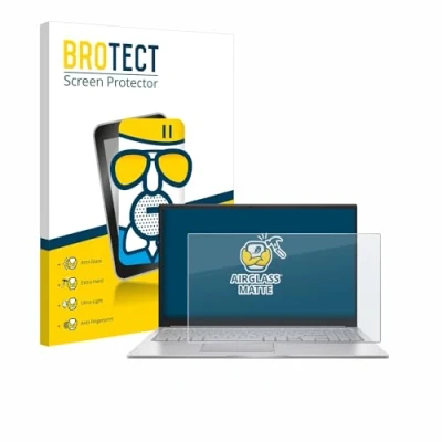 Abbildung von BROTECT Entspiegelungs Schutzglas für ASUS Vivobook 15 X1504 Schutz Folie Panzerfolie Glas Matt [Extrem Kratzfest 9H, Anti Reflex, Fingerprint]