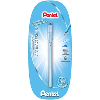 Abbildung von Pentel Superb Antibakterieller Kugelschreiber, Schwarz, 1 Stück