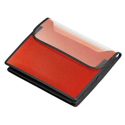 Abbildung von VELOFLEX 1443422 Sammelbox VELOBAG, Heftbox, Sammelmappe, DIN A4, PP Folie, 40 mm Füllhöhe, rot, 1 Stück