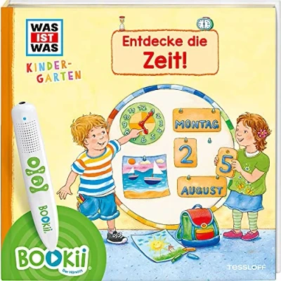 Abbildung von BOOKii® WAS IST Kindergarten Entdecke die Zeit! (BOOKii / Antippen, Spielen, Lernen)