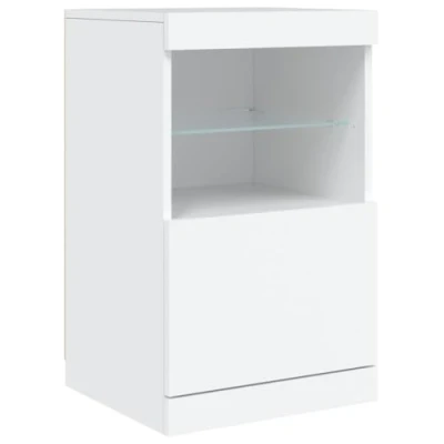 Abbildung von vidaXL Sideboard mit LED Leuchten Weiß 41x37x67 cm (1 St)