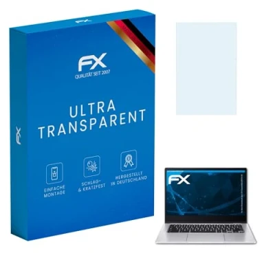 Abbildung von atFoliX Schutzfolie kompatibel mit Acer Chromebook Spin 314 Convertible CP314 1H Folie, ultraklare FX Displayschutzfolie (2X)