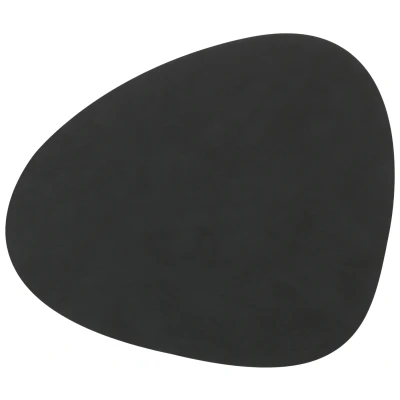 Abbildung von LIND DNA Platzdecke Nupo Leder Schwarz 44 x 37 cm