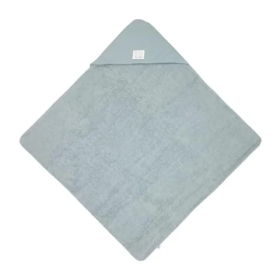 Abbildung von LÄSSIG Baby Kapuzenhandtuch aus Musselin und Frottee/Muslin/Terry Hooded Towel powder blue