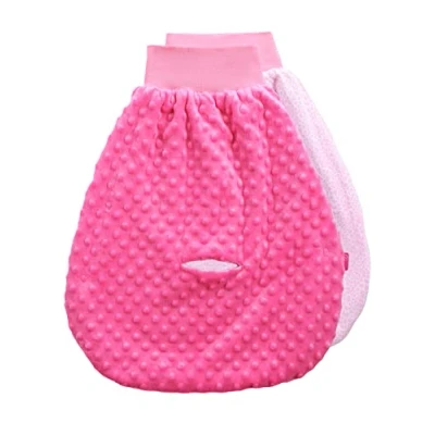 Abbildung von Be Mammy Baby Pucksack Strampelsack Schlafsack Autositz aus Baumwolle mit breitem Bund BE20 136 (Amaranth/1922_18)