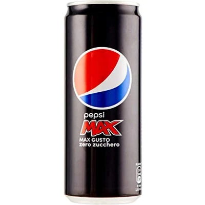 Abbildung von 24x Pepsi Cola Max Gusto Zero Zucchero kohlensäurehaltiges Getränk Dose 330ml Null Zucker alkoholfreies soft drink