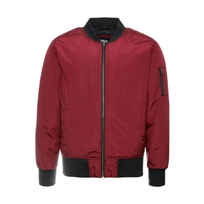 Abbildung von Urban Classics 2TONE Jacket Bomberjacke, Herren, Größe: 4XL, Burgundy/black