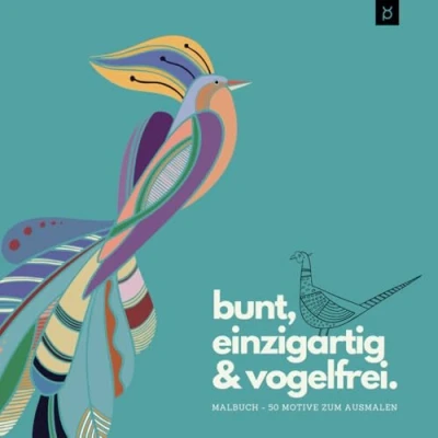Abbildung von Malbuch für Erwachsene und Jugendliche: 50 einzigartige Vogelmotive zum Ausmalen Entspannung, Stressabbau, Achtsamkeit Kreativität