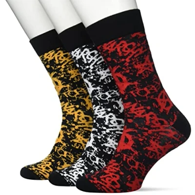 Abbildung von Mxthersocker Unisex Unhinged Anarchy Socken, Schwarz, L EU