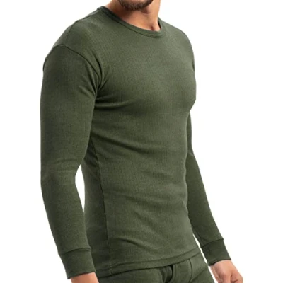 Abbildung von MT Herren Ski und Thermounterhemd Light Winter Unterwäsche Langarm Olive XXL
