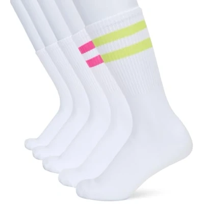 Abbildung von JACK&amp;JONES Herren JACCONTRA Tennis 5 Pack Socken, White/Pack:White White White, One Size