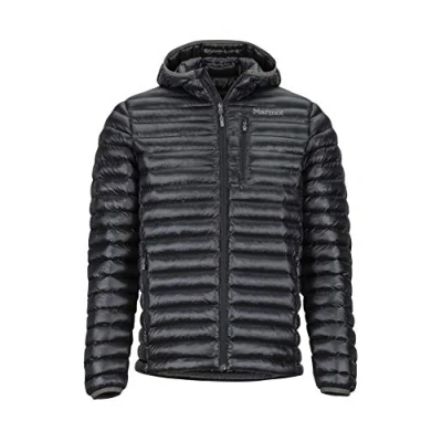 Abbildung von Marmot Herren Ultra leichte Isolierte Winterjacke, Warme Outdoorjacke Mit Kapuze, Wasserabweisend, Winddicht Avant Featherless Hoody, Black, S, 74730