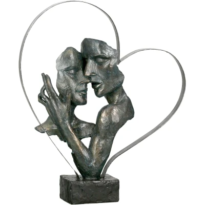 Abbildung von GILDE Dekofigur &quot;Skulptur Essential, bronzefarben/braun&quot;, bronzefarben/braun, Polyresin