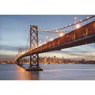 Abbildung von Komar Fototapete &quot;Bay Bridge&quot;, 368x254 cm (Breite x Höhe), inklusive Kleister