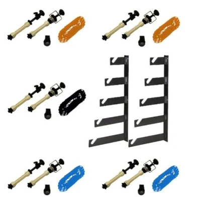 Abbildung von Walimex 5 fach Hintergrund Wandmontageset (5er Set)