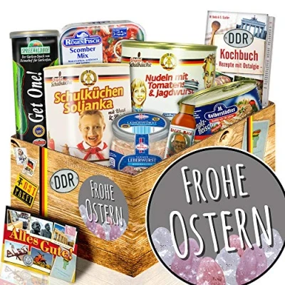 Abbildung von Frohe Ostern Ostpaket Geschenk zu Ostprodukte DDR
