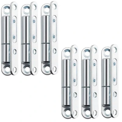 Abbildung von SO TECH® Türbeschlag Renovierband Türband Aufschraubband 15 x 83 mm Scharnier Stahl (6 St), für Innentüren zum Aufschrauben, verzinkt, 6 Stück