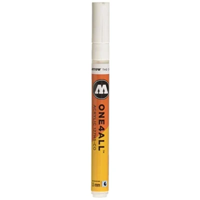 Abbildung von Molotow Permanentmarker One4All 127 HS CO nachfüllbar 1,5mm signalweiß