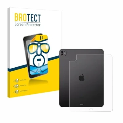 Abbildung von BROTECT Schutzfolie für Apple iPad Pro 13&quot; WiFi 2024 (Rückseite) Displayschutz Folie Ultra Klar