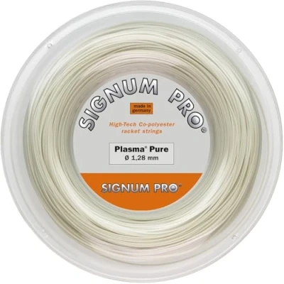 Abbildung von Signum Pro Plasma Reine Spule Tennis Saitenrolle Weiß, 1,28 mm x 200 m, 0255000236400014