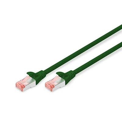 Abbildung von DIGITUS LAN Kabel Cat 6 3m RJ45 Netzwerkkabel S/FTP Geschirmt Kompatibel zu 6A &amp; 7 Grün