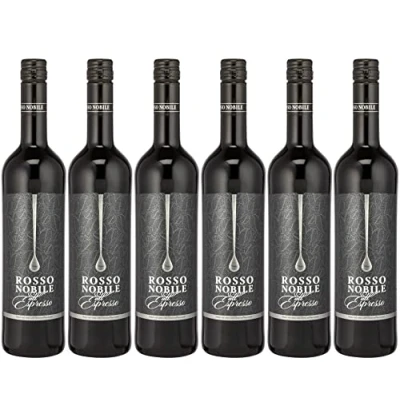Abbildung von Rosso Nobile All Espresso Edler Rotwein mit feinen Kaffeearomen (6 x 0,75L)