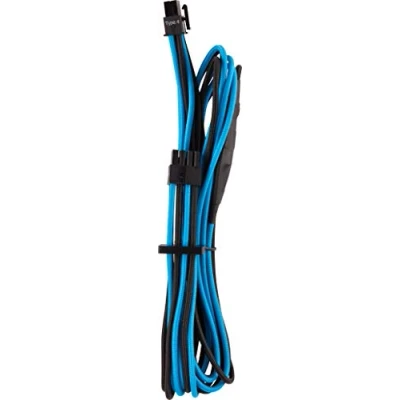 Abbildung von Corsair Premium Sleeved Netzteil EPS12V/ATX12V Kabel Typ4 (Generation 4 Serie) Blau/Schwarz
