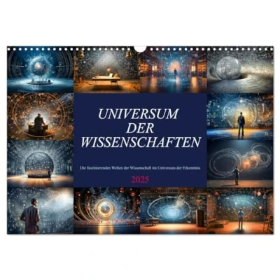 Abbildung von Universum der Wissenschaften (Wandkalender 2025 DIN A3 quer), CALVENDO Monatskalender