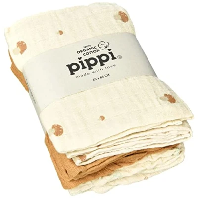 Abbildung von Pippi Musselintücher 6er Pack, Almond