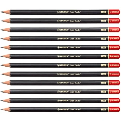 Abbildung von Bleistift STABILO Exam Grade 12er Pack Härtegrad HB