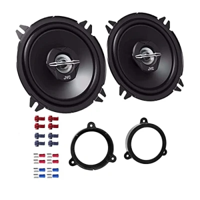 Abbildung von JVC CS J520X Auto Lautsprecher Boxen 500 Watt 13 cm 2 Wege Koax passend für Dacia Logan ab 2008 Türen Front und Heck