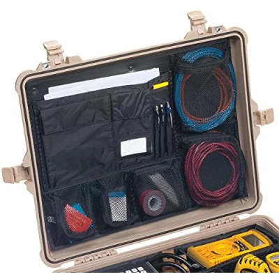Abbildung von Peli 1609 Deckeleinteilungssystem, Original Protector Case Zubehör, Kompatibel mit: 1600 (separat erhältlich), Farbe: Schwarz