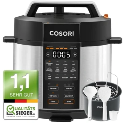 Abbildung von Multicooker Cosori CMC CO601 SEU Pressure Cooker czarno srebrny