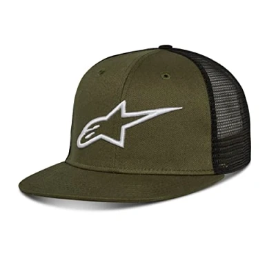 Abbildung von Alpinestars, Corp Trucker, Baseball Kappe, Militär/Schwarz, Os, Mann, Einheitsgröße