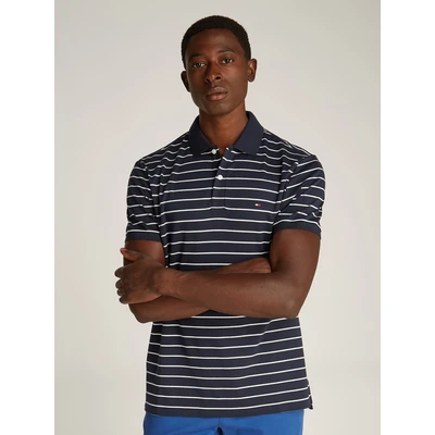 Abbildung von Tommy Hilfiger Liquid Seasonal Poloshirt, Herren, Größe: Medium, Desert sky/ecru