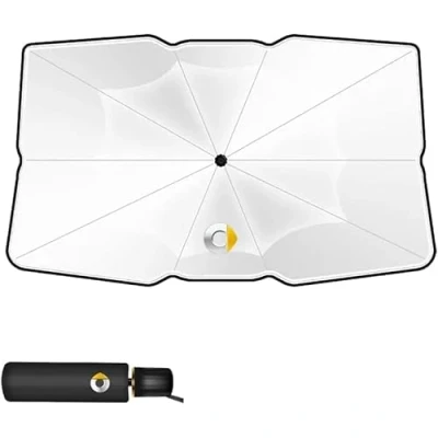 Abbildung von Frontscheibenabdeckung Kompatibel für Smart Forfour 453 Fortwo 451Smart #1, Sonnenschutz Auto Frontscheibe Faltbar, Hitzeschutz gegen UV Strahlen,Fortwo 451